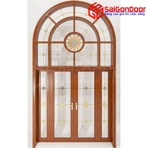 Cửa Nhôm Vân Gỗ SGD-CNVG-50